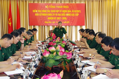 Bộ Tổng Tham mưu kiểm tra công tác sẵn sàng chiến đấu tại tỉnh Quảng Ninh
